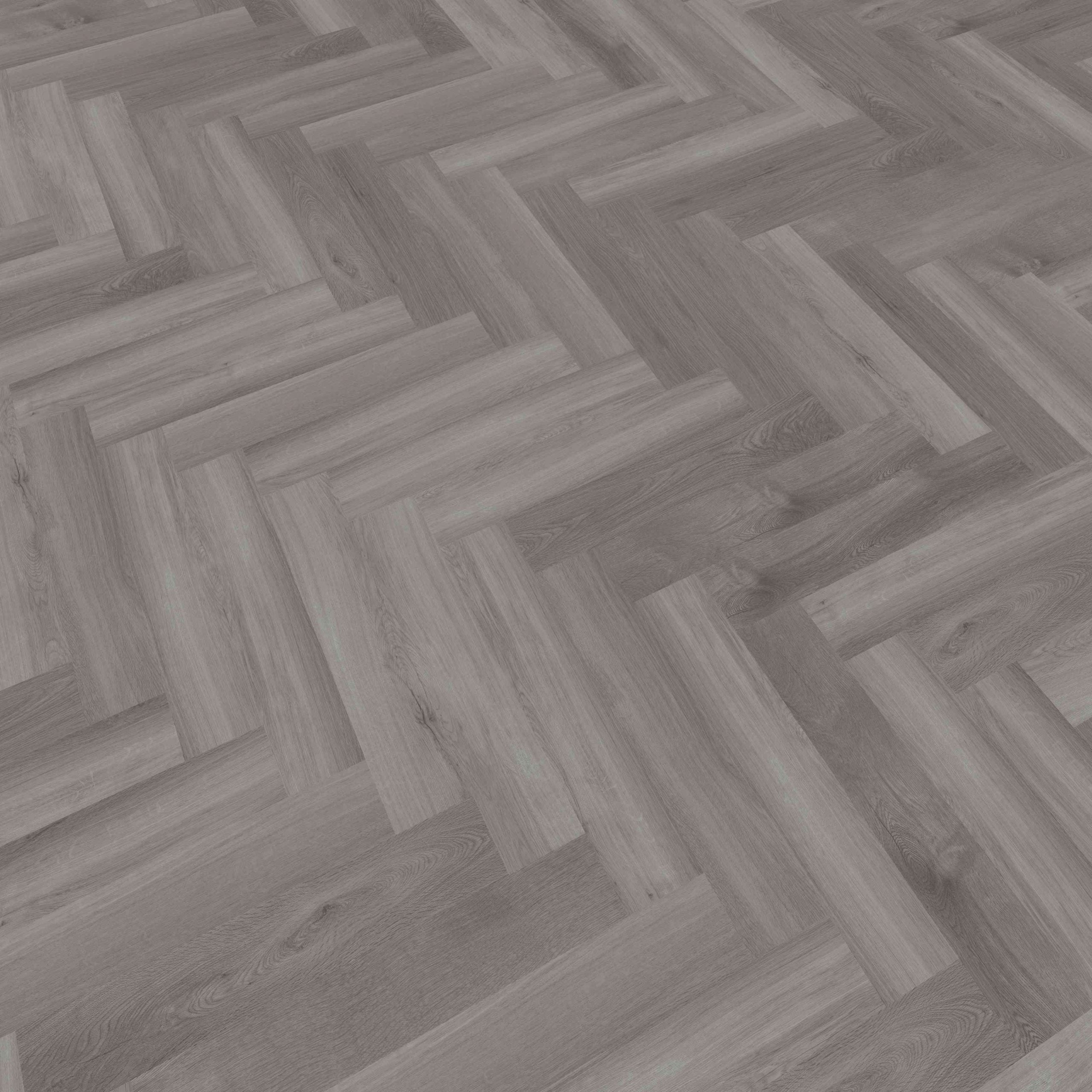 mFLOR Parva Plus Visgraat 40828 Grey Sycamore